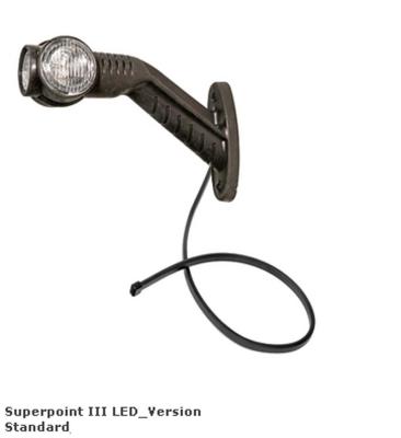 Aspöck Superpoint III LED Umrissleuchte rechts, 1000mm DC-Verbinder