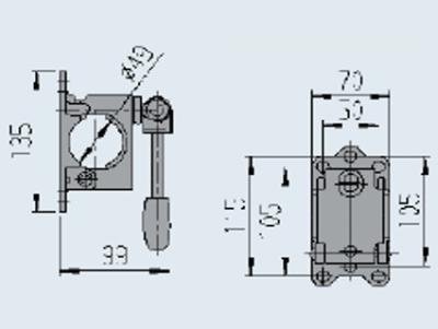 Alko Stützrad Ø48mm Zubehör Klemmschelle klappbar