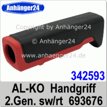 Alko Handgriff 693676 für Alko Handbremshebel, schwarz/rot