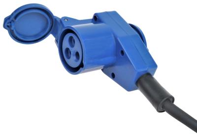 CEE Verlängerung 25m, mit Winkelstecker 3x2,5mm²