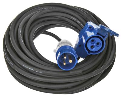 CEE Verlängerung 20m, mit Winkelstecker 3x2,5mm²