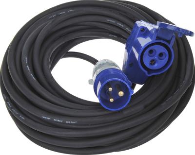 CEE Verlängerung 25m, mit Winkelstecker 3x2,5mm²