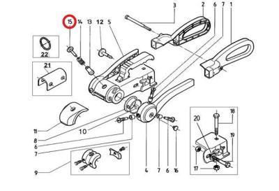 Alko Signalknopf außen(rot) für AKS - 16mm Ø