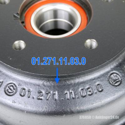 376858 | BPW 200x50 AS39 LT9 LK5x112 - Bremstrommel OEM