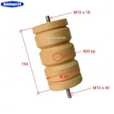 407020 | Westfalia Cellastofeder 600-800kg/Achse