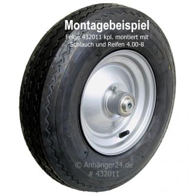 432011 | 8"-Felge 2.50Ax8 Westfalia-Nabe mit Lager