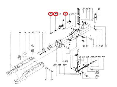 AVE / AVM Schnäpper für Rückfahrsperrhebel