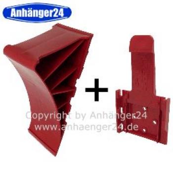 Unterlegkeil Tripus UK10 mit Keil-Halter, rot