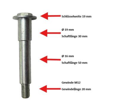 Alko Lagerschraube für Handbremshebel M12