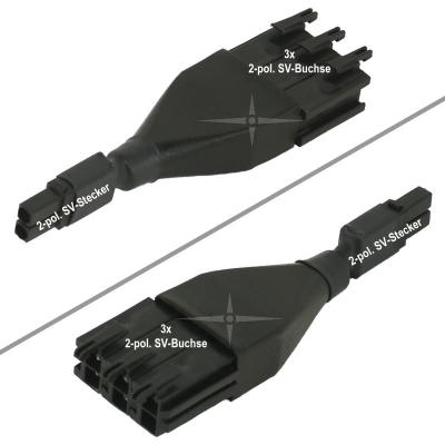 656203 | 3-fach Verteiler für SV-Steckverbinder 656203 | 3-fach Verteiler für SV-Steckverbinder