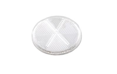 Rückstrahler, Reflektor Ø60 mm weiss, selbstklebend mit Loch