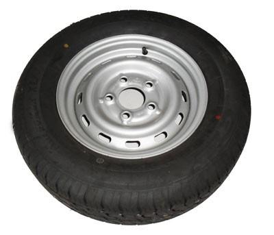 Komplettrad 185R14C auf 5.50x14, 112x5, ET30