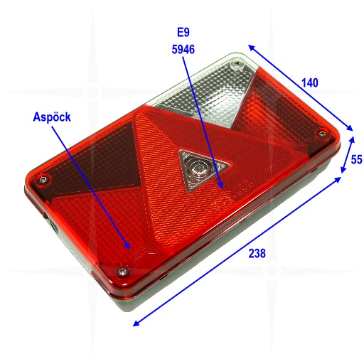 ASPÖCK Multipoint 5 rechts Rücklicht 5946 248710007