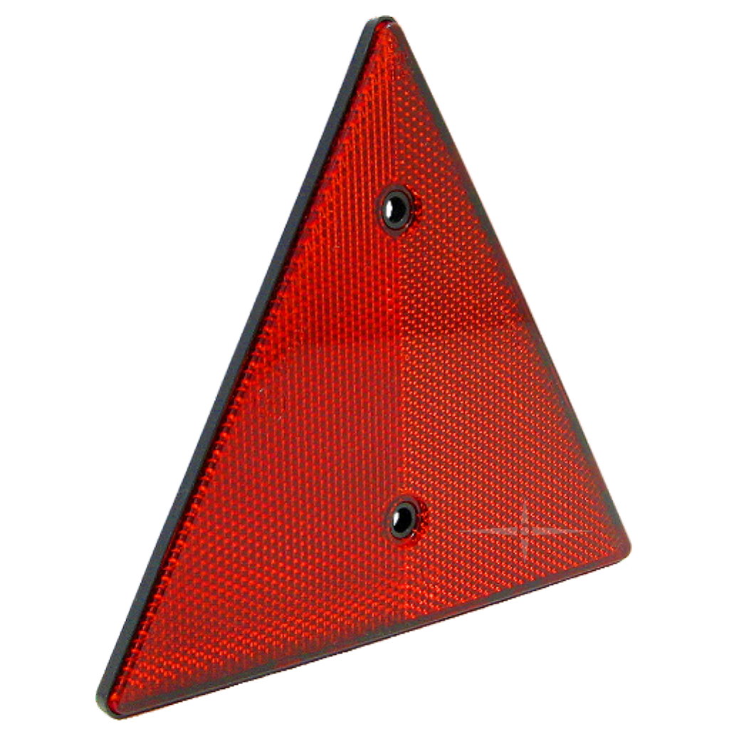 Ersatzteil NEU Rückstrahler Dreieckreflektor rot Reflektor Dreieck 15 cm 
