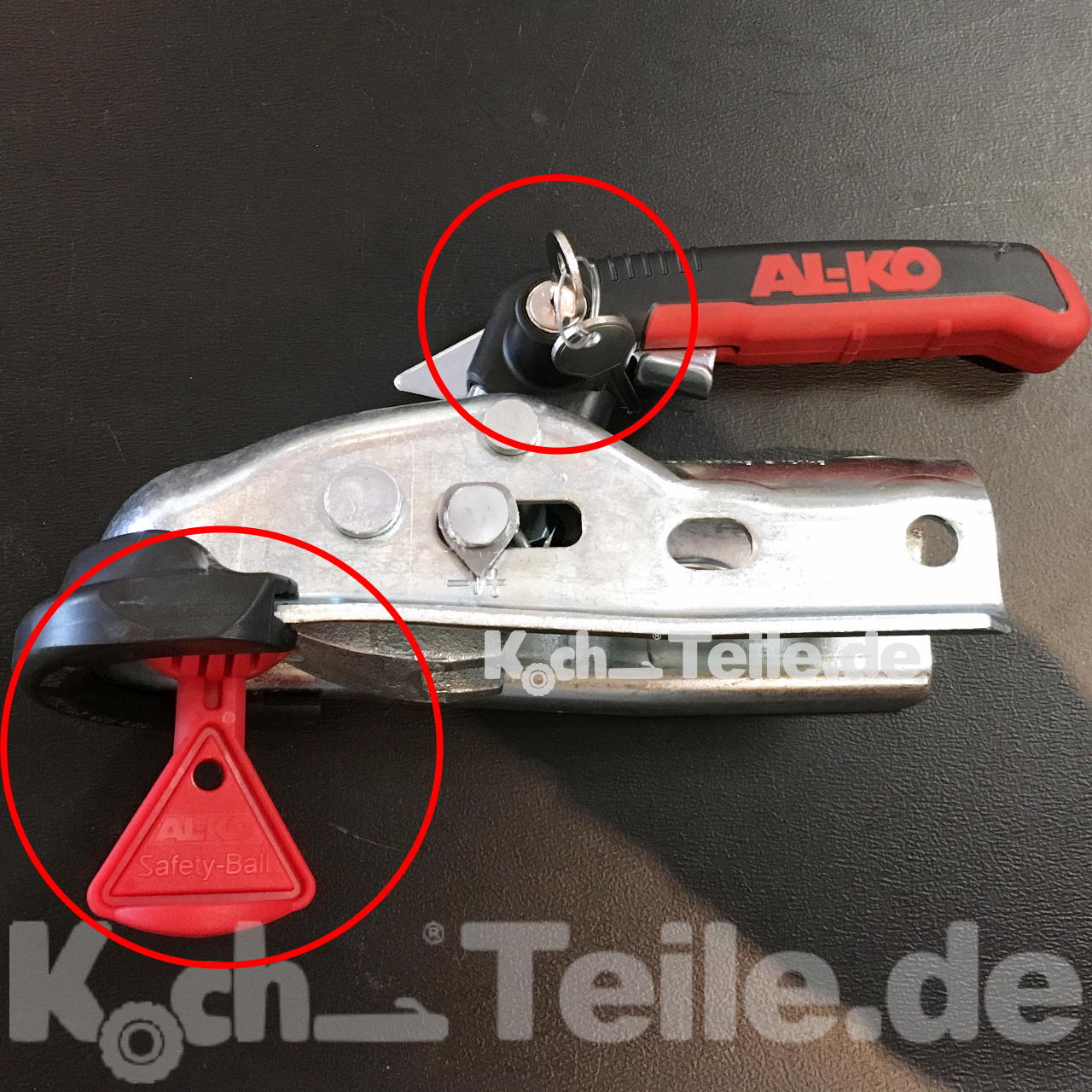 ALKO Safety für Kugelkupplung AK161 AK270  Spezial Diebstahlsicherung Schloß