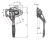Verschluss Winkelhebel rechts Gr.0 mit Federsicherung