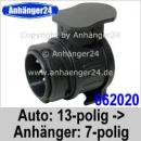 Mini-Kurz-Adapter 13/7 13-/7-polig für Pkw-Anhänger